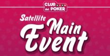 Club del Poker Main Event: stasera il secondo freeroll-sat con 50 ticket gratis su PokerStars.it