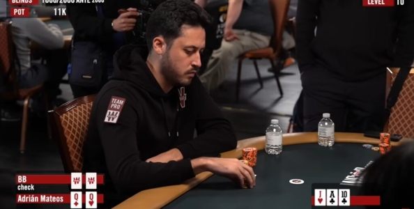Come ha pensato Adrian Mateos contro Yohan Guilbert al 10k 6-max WSOP