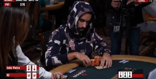 Come ha pensato Joao Vieira nella mano della eliminazione al 10k 6-max WSOP contro Vojtech Ruzicka