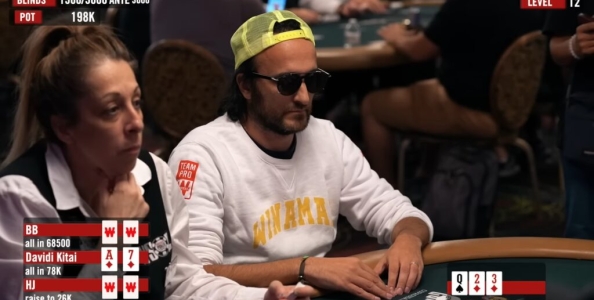 Come ha pensato Davidi Kitai nel 3-way che lo ha azzoppato al 5k 6-max WSOP