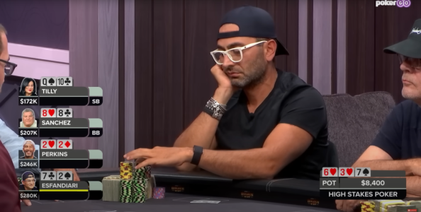 Il dealer gira il flop prima della decisione di Esfandiari: corretto il ruling del floor?