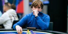 Lo herocall da sette time bank di Chris Brewer al 50k High Roller EPT