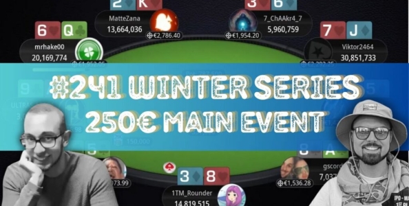 Il replay a carte scoperte del FT Main Event Winter Series con Luca Bossi, Giuseppe Scordo e Matteo Zanardi!