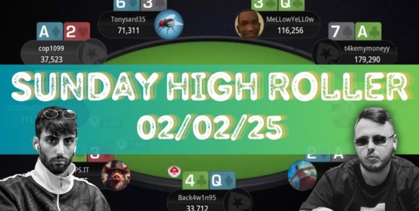 Il testa a testa tra MeLLowYeLL0w e VVsMolly al Sunday High Roller: ecco il replay a carte scoperte del final table