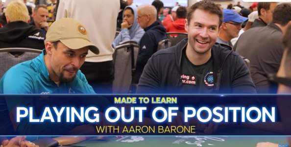 Il gioco fuori posizione: i consigli di Aaron Barone di 888poker