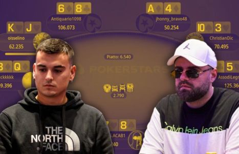Il replay a carte scoperte del Sunday High Roller vinto da Alex ‘Suckkkkk’ D’Amore, anche ‘Gasparotto10’ al final table!