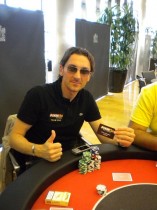 A gonfie vele l’Ir Poker Team con Bonavena, Braccini e Musso