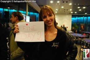 Pokerstars.it IPT Venezia Day2 –  Gianni Luca Calanni Billa chip leader