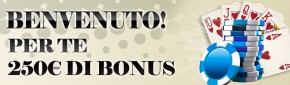 BetClic.it Poker: bonus di benvenuto di 250 euro