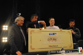 IPT Sanremo Final Table – Akos Kweysser vince su Enrico Castaldi