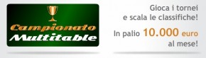 Campionato Multitable su Sisal Poker