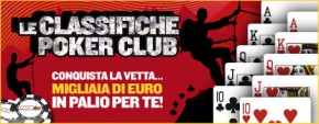 Nuove Classifiche Poker club a Giugno