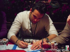 Real Poker Club a Portorose – al Day1 Marvin Santandrea Chipleader