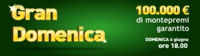 Un Gran Domenica da 100,00 euro su Sisal Poker