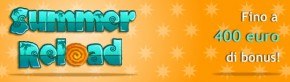 Sisal Poker: Summer Reload con bonus fino a 400 euro