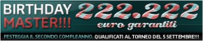 Birthday Master su GDPoker con 222K garantiti