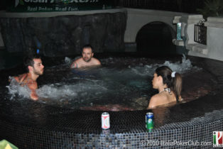 Buonanotte in jacuzzi