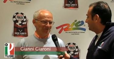 Gianni Giaroni anche quest’anno alle WSOP – Video intervista