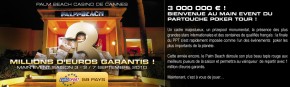 Partouche Poker Tour al Casinò Palm Beach di Cannes