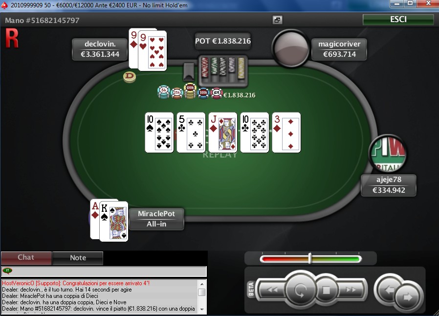 errore pokerstars