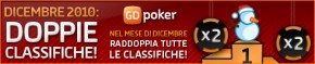GdPoker raddoppia i premi delle classifiche a dicembre