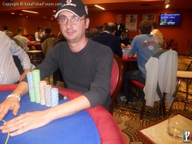 RPCT a Nova Gorica – Flavio Favilli Chipleader al Day 1