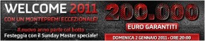 Welcome 2011 da 200,000 euro su GdPoker