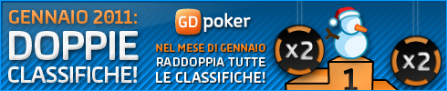 classifiche doppie gennaio gdpoker