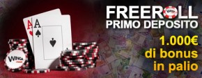 Freeroll Primo Deposito su Winga Poker