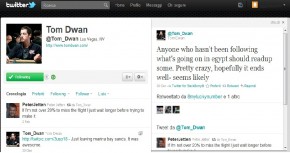Tom Dwan interviene sulla situazione dell’Egitto