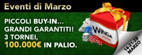 Winga Poker presenta gli “Eventi di Marzo”