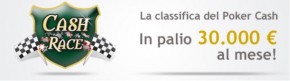 Cash Race su Sisal Poker