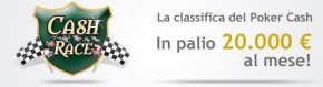 Torna la “Cash Race” su Sisal Poker