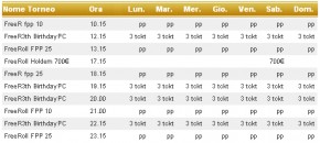 Bonus Freeroll su Poker Club: oltre 35.000 € di montepremi!