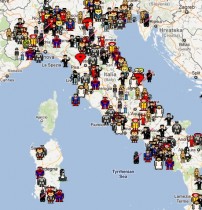 La mappa dei Pokeristi italiani