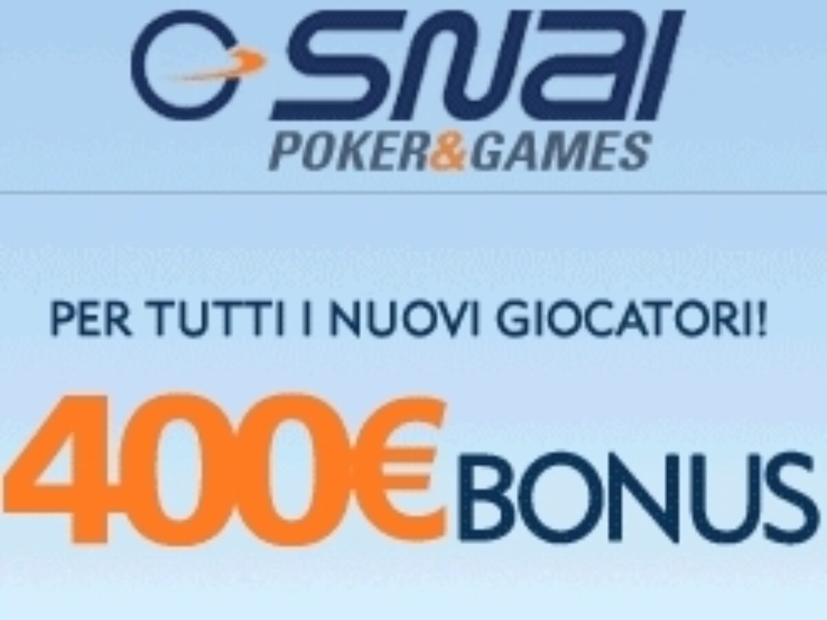 Bonus Snai Poker