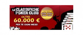 Su Poker Club arrivano le nuove classifiche dei tornei!