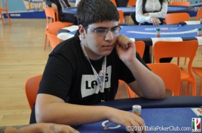 Mustapha Kanit al tavolo finale del Sunday Master!
