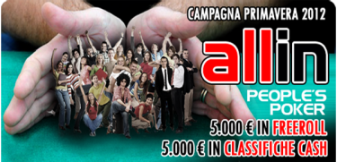 Una settimana da 10.000€ con la “Campagna di Primavera 2012”!
