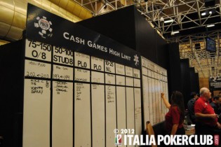WSOP 2012 – Cash Game Live a Vegas: lo giocano i pro?