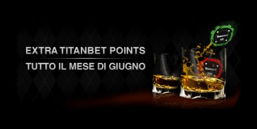Raddoppia i tuoi Titanbet Points per tutto giugno!