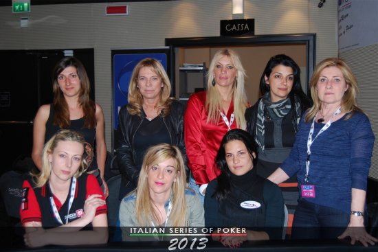 Il final table del Ladies Event