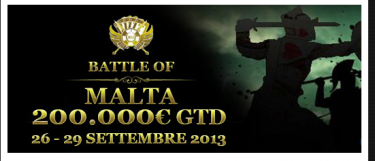 Conquistati un posto per il “Battle of Malta” su Titanbet a partire da 1 Titanbet point!