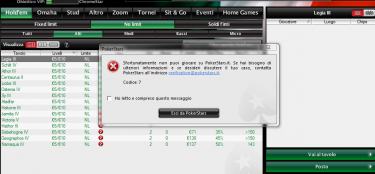 Accesso negato: pomeriggio senza poker online in Italia?