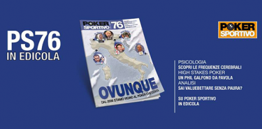 Poker Sportivo n.76 in edicola!