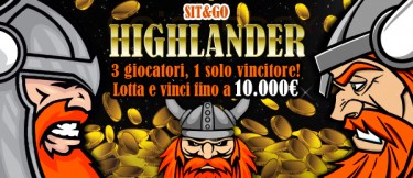 “X-mas Highlander” su GDpoker: al ventesimo sit giocato ricevi un buy-in in regalo!