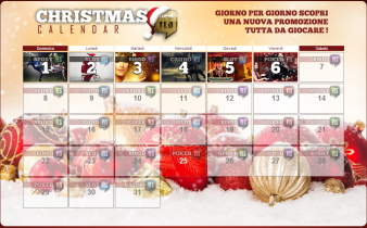 Christmas Calendar su Pokeryes: bonus e promozioni ogni giorno!