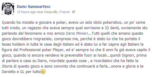 Dario Sammartino su Minieri