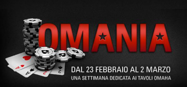 “Omania”: per gli amanti delle quattro carte una settimana di tornei, freeroll e happy hour su Pokerstars.it!