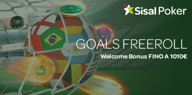 Sisal Poker festeggia i mondiali: un freeroll a settimana e 10€ in regalo per ogni gol segnato!